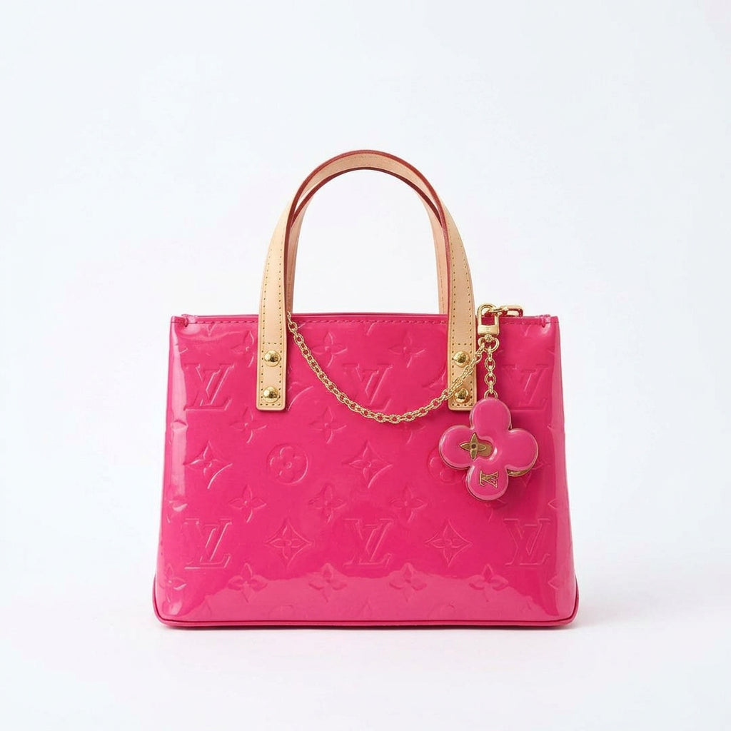 Louis Vuitton Monogram Vernis Pink Chain Handbag