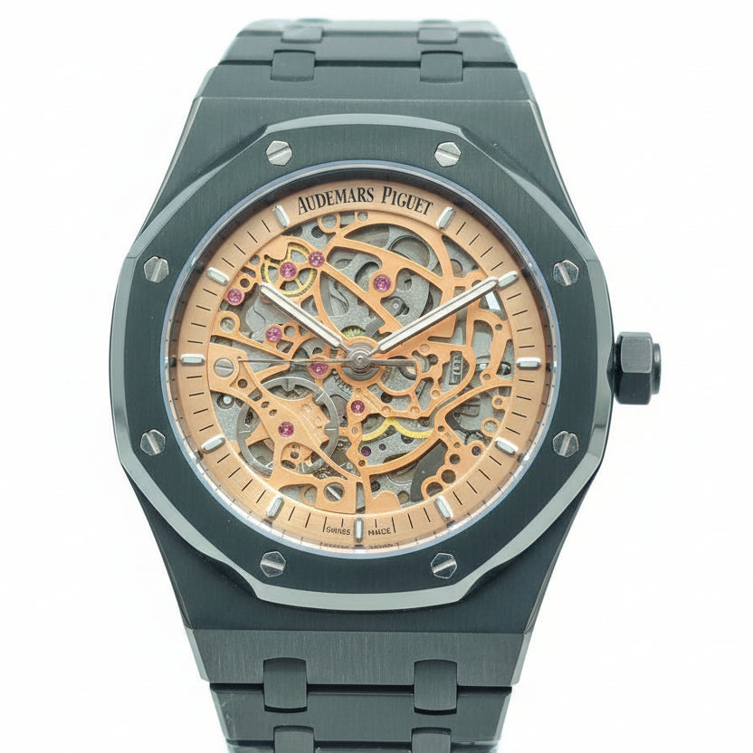 Audemars Piguet Royal Oak Openworked Skeleton Watch ⌚✨⚙️