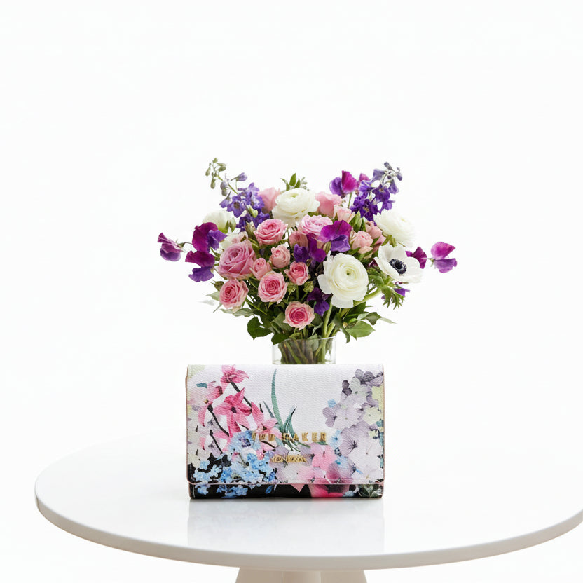 TED BAKER Floral Wallet: Dangerous Colors 🌹💐
