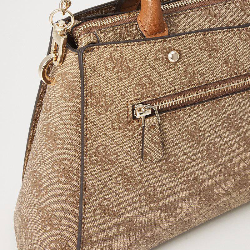 GUESS Chic Satchel 👜 in Black, Brown & Beige