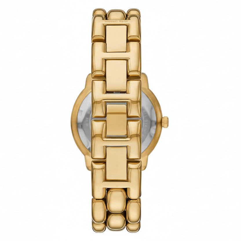 Michael Kors Silver Slim Runway MK Logo Dial Watch ⌚️✨💿
