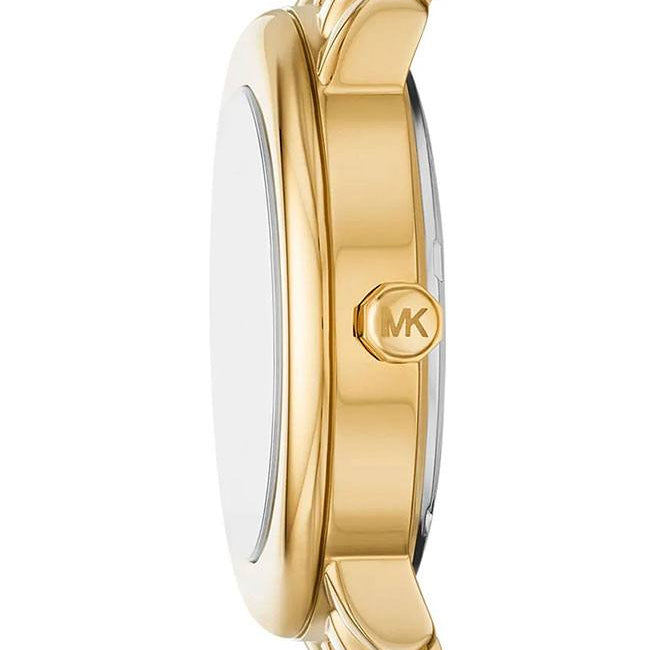 Michael Kors Silver Slim Runway MK Logo Dial Watch ⌚️✨💿
