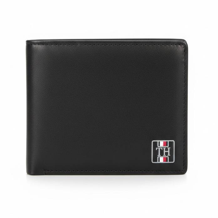 Tommy Hilfiger Black Leather Wallet 🖤💼