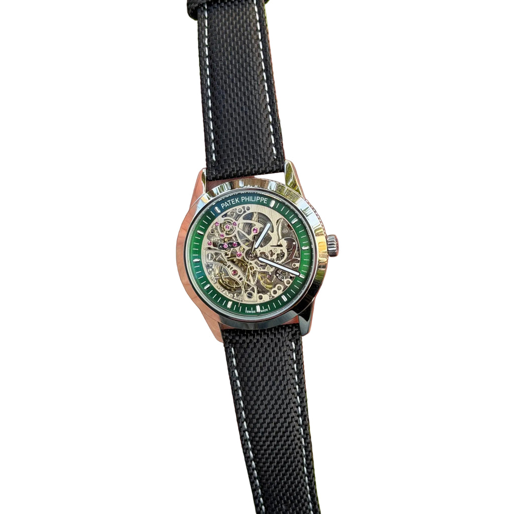 Roger Dubuis Excalibur Skeleton Watch with Green Dial Ring ⌚️✨🌿