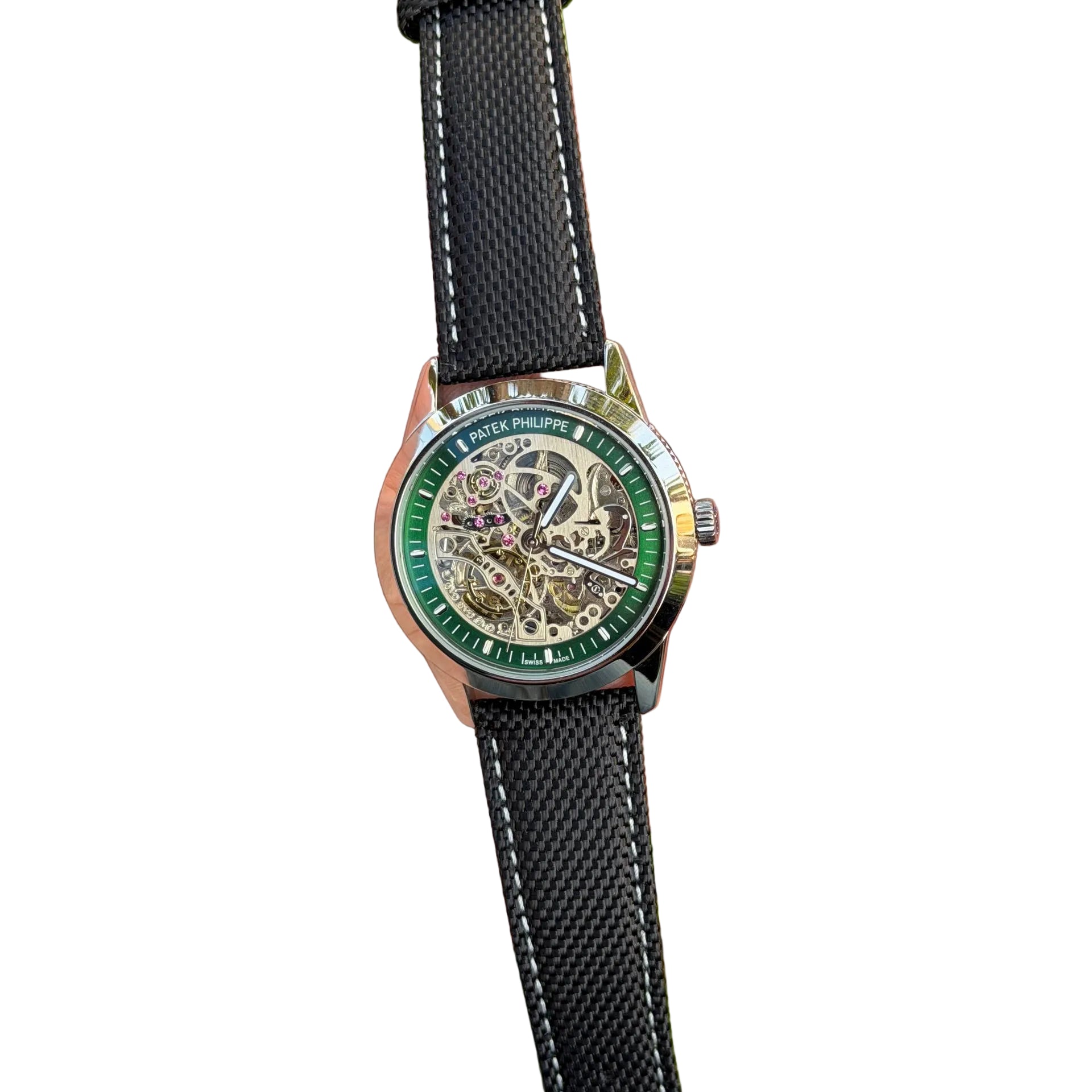 Roger Dubuis Excalibur Skeleton Watch with Green Dial Ring ⌚️✨🌿