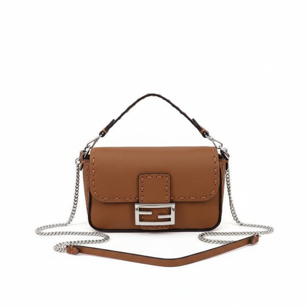 Fendi Colorblock Baguette 💛🤎💙
