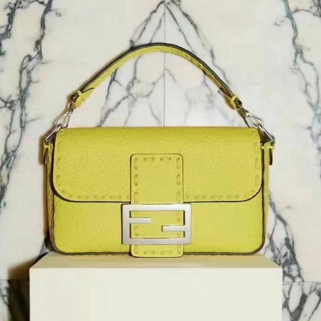 Fendi Colorblock Baguette 💛🤎💙
