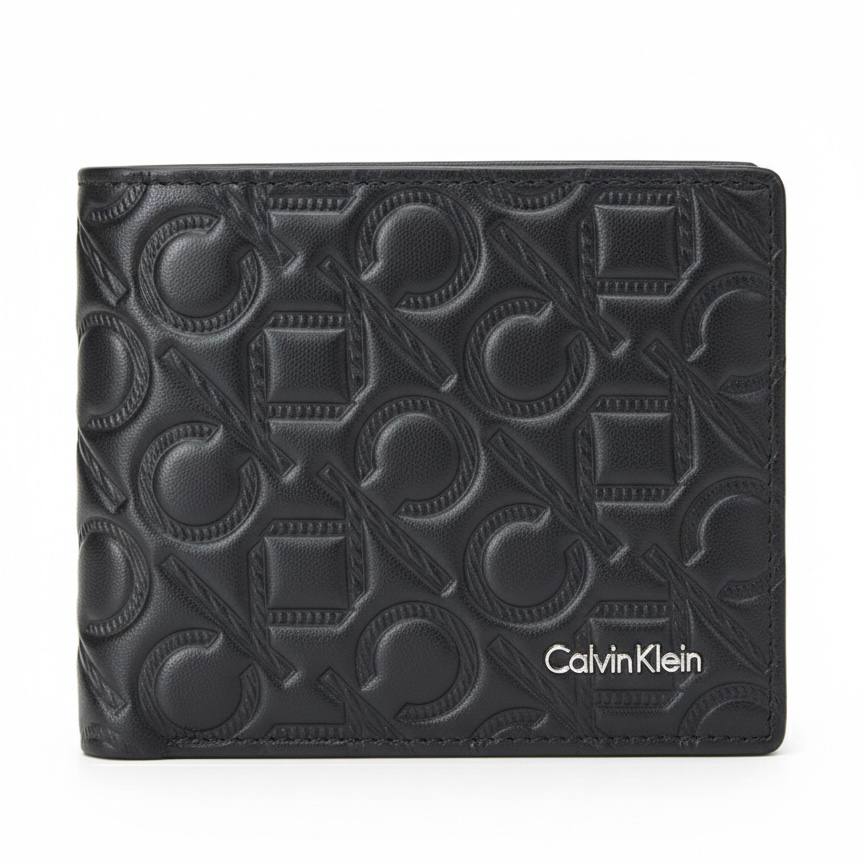 Calvin Klein Black Leather Wallet with Box 🖤💼🎁