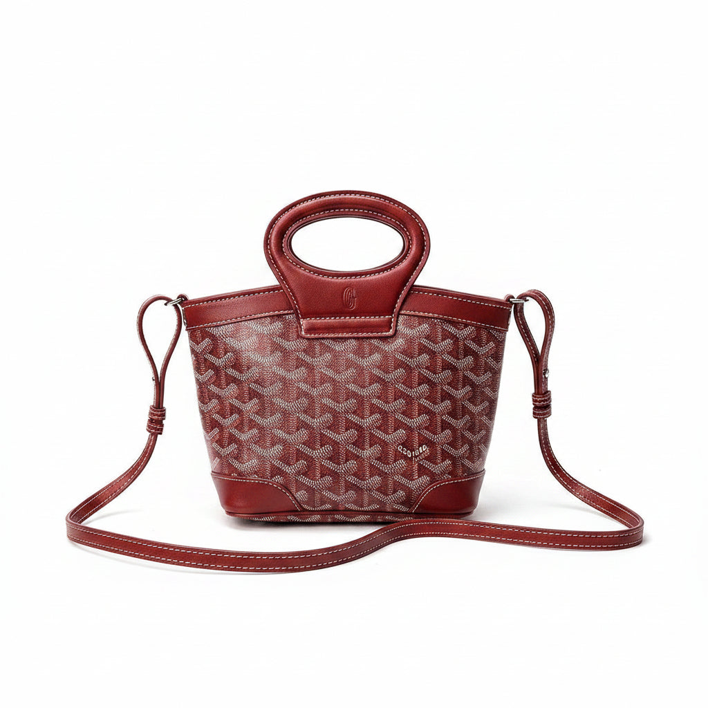 GOYARD Mirror Bag: Green Canvas Crossbody 💚