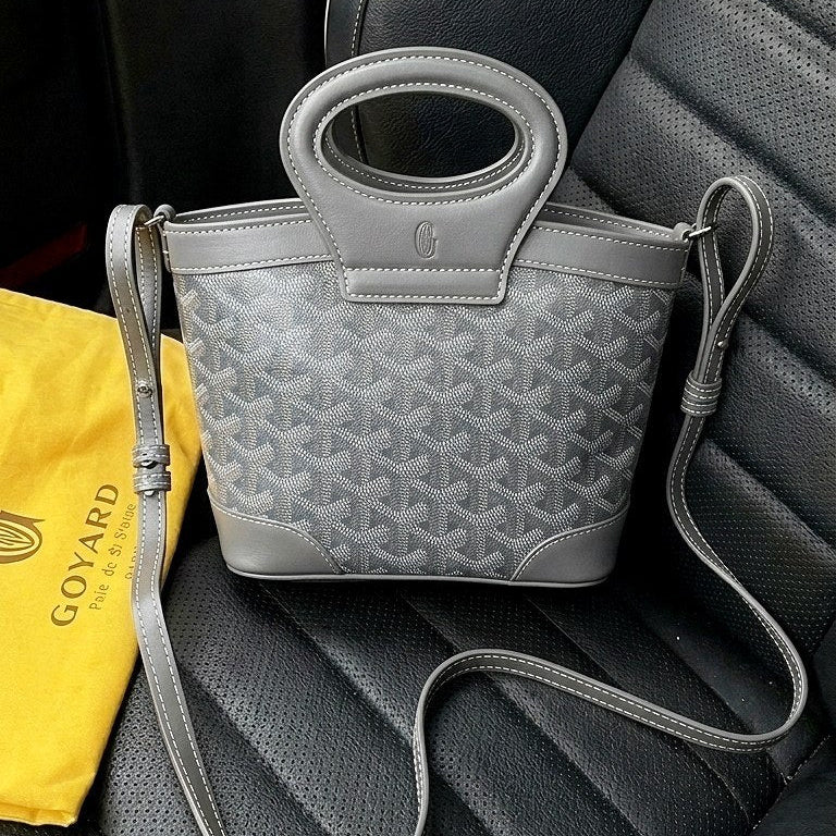 GOYARD Mirror Bag: Green Canvas Crossbody 💚