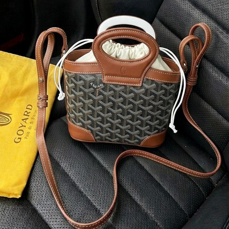GOYARD Mirror Bag: Green Canvas Crossbody 💚