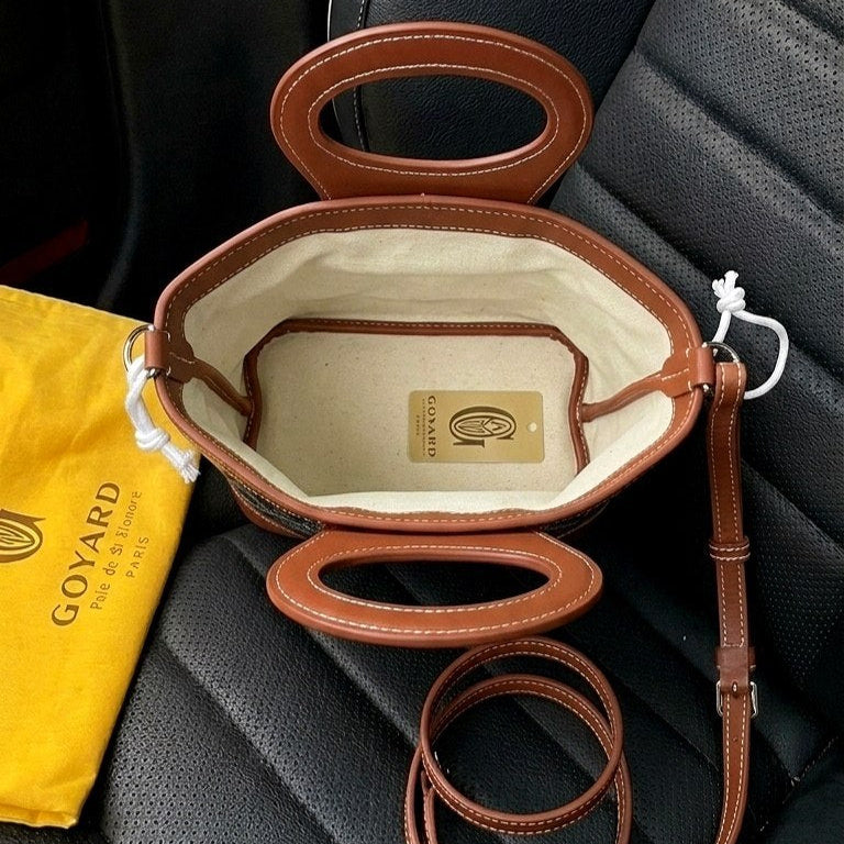 GOYARD Mirror Bag: Green Canvas Crossbody 💚