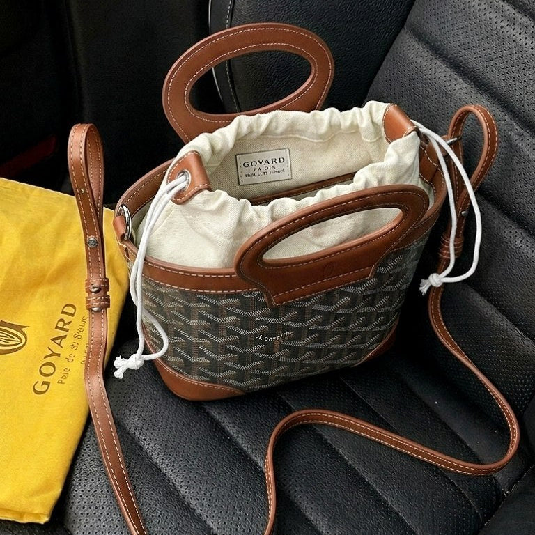 GOYARD Mirror Bag: Green Canvas Crossbody 💚