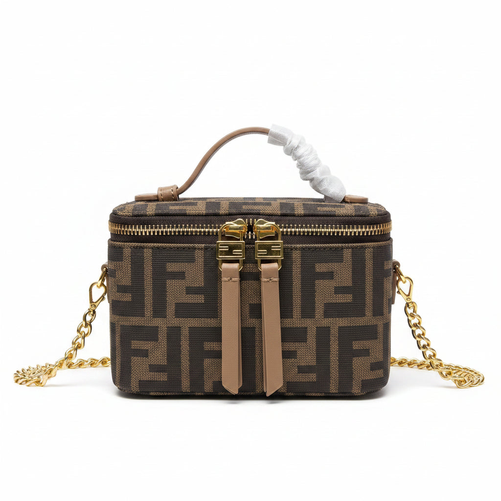 Fendi Brown & Black Baguette 👜🖤 With Box