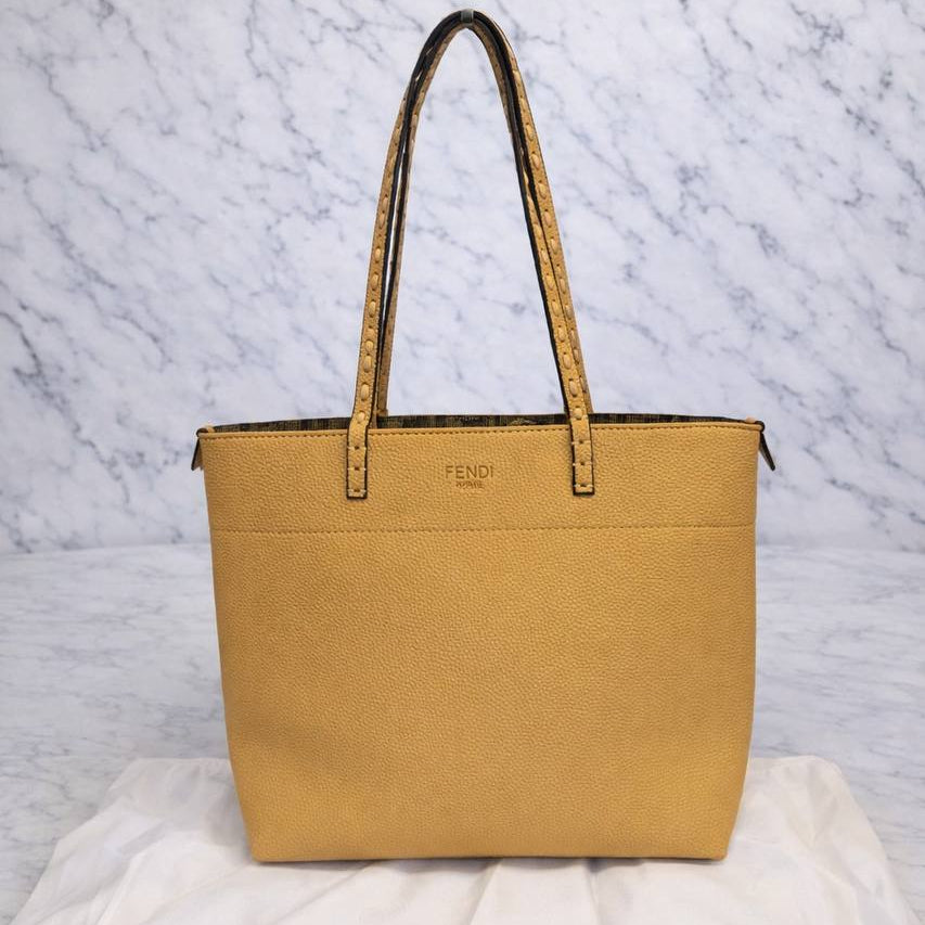 Fendi Double Face Ivory Tote 👜 Elegant Simplicity