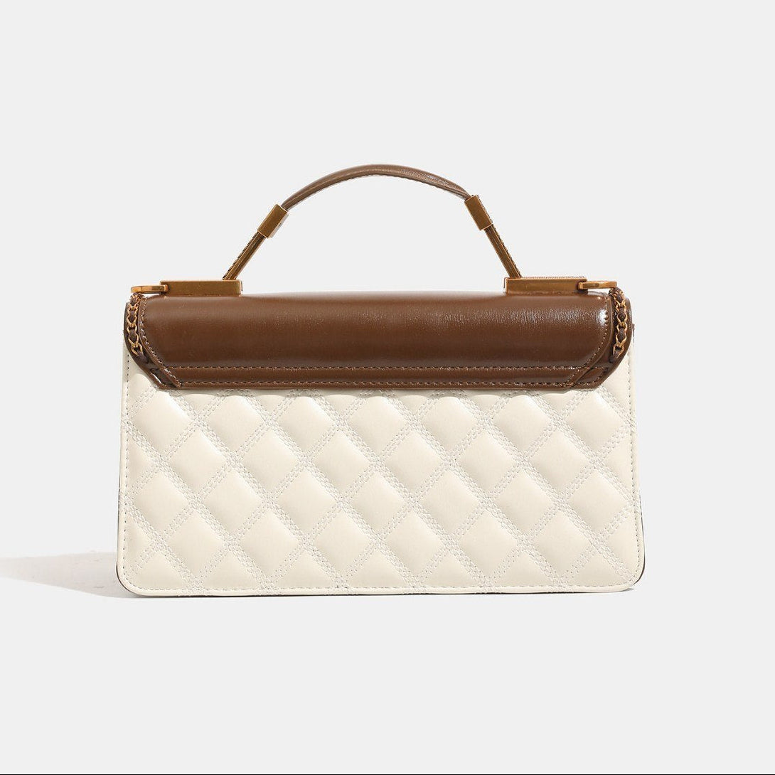 BANIVANT Cream & Brown Handbag 👜🤎 Chic Designer Style