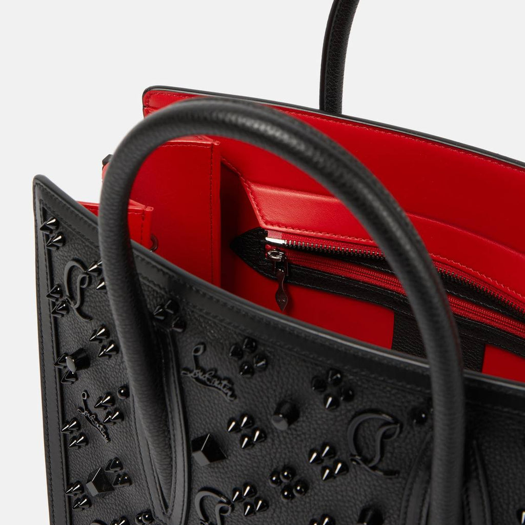 Christian Louboutin Studded Monogram Leather Tote Bag 🖤👠