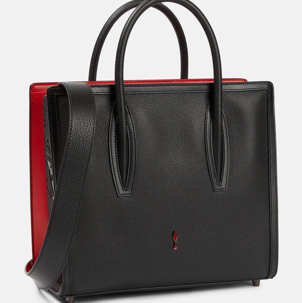 Christian Louboutin Studded Monogram Leather Tote Bag 🖤👠