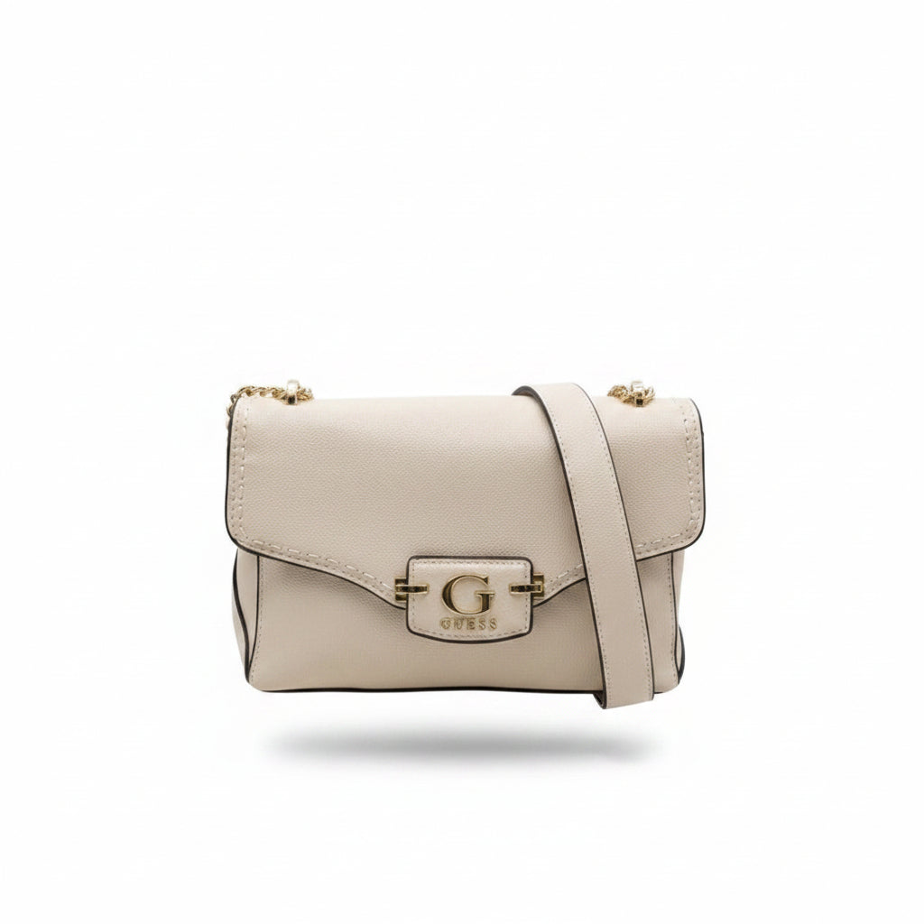 Guess Premium Leather Chain Shoulder Bag 👜✨