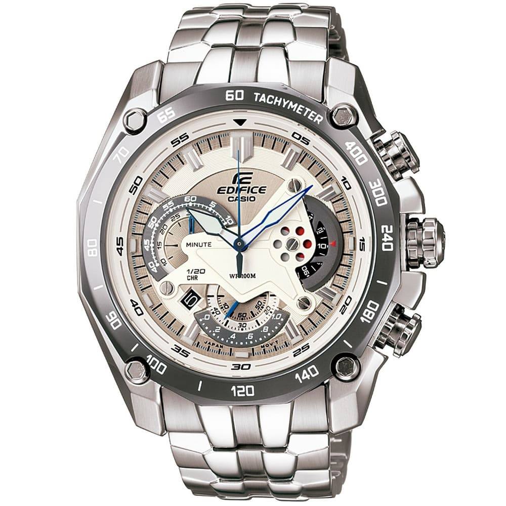 Casio Edifice Stainless Steel Chronograph with Tachymeter