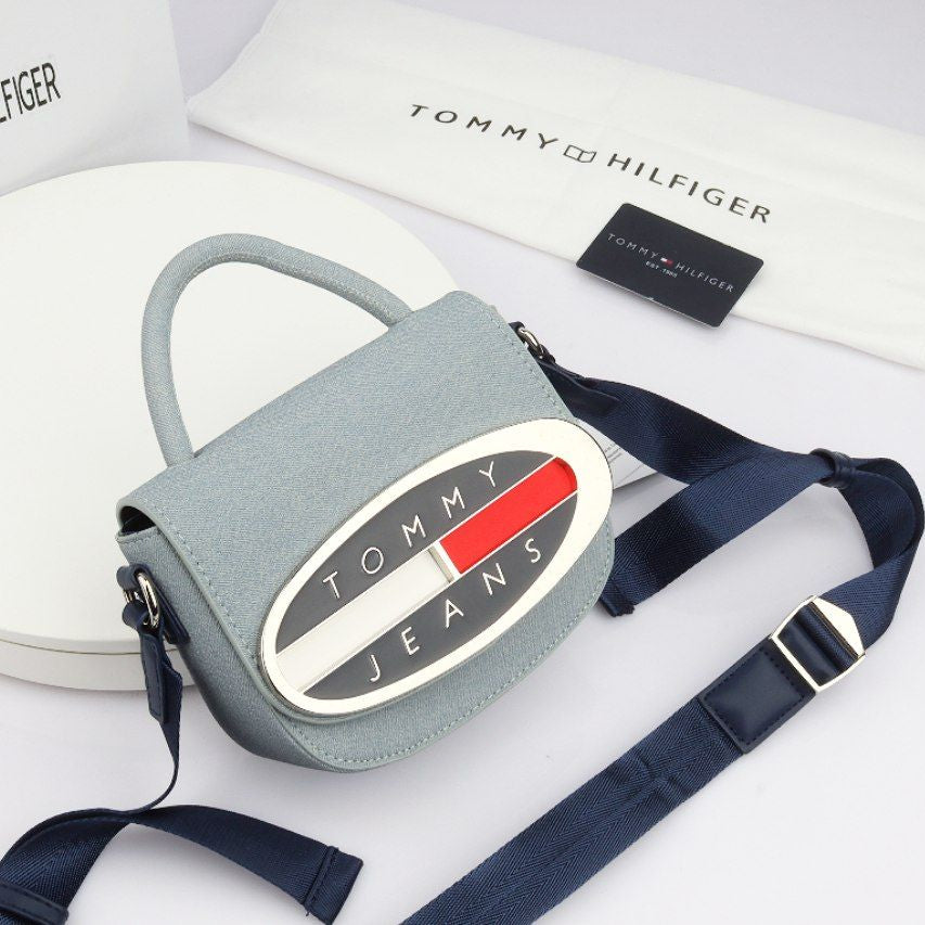 Tommy Hilfiger Iconic Oval Logo Blue Bag
