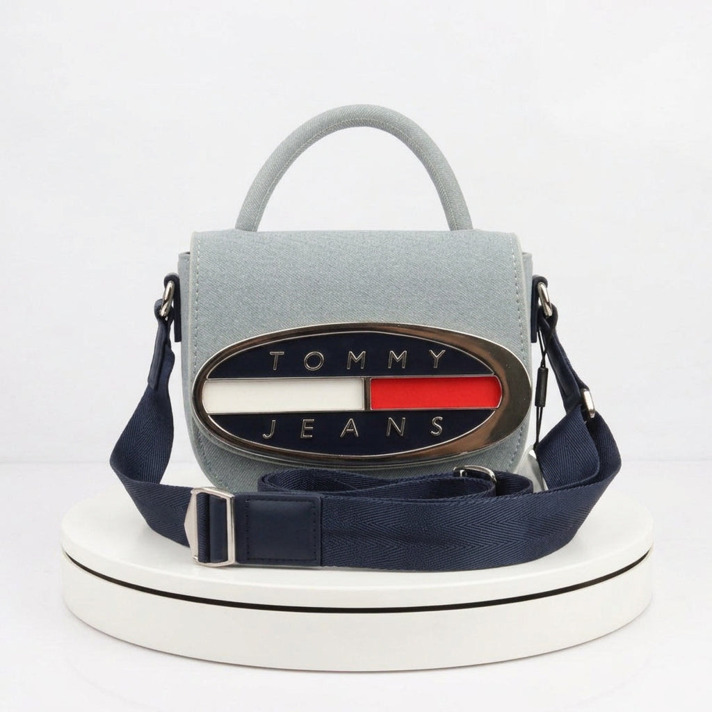 Tommy Hilfiger Iconic Oval Logo Blue Bag