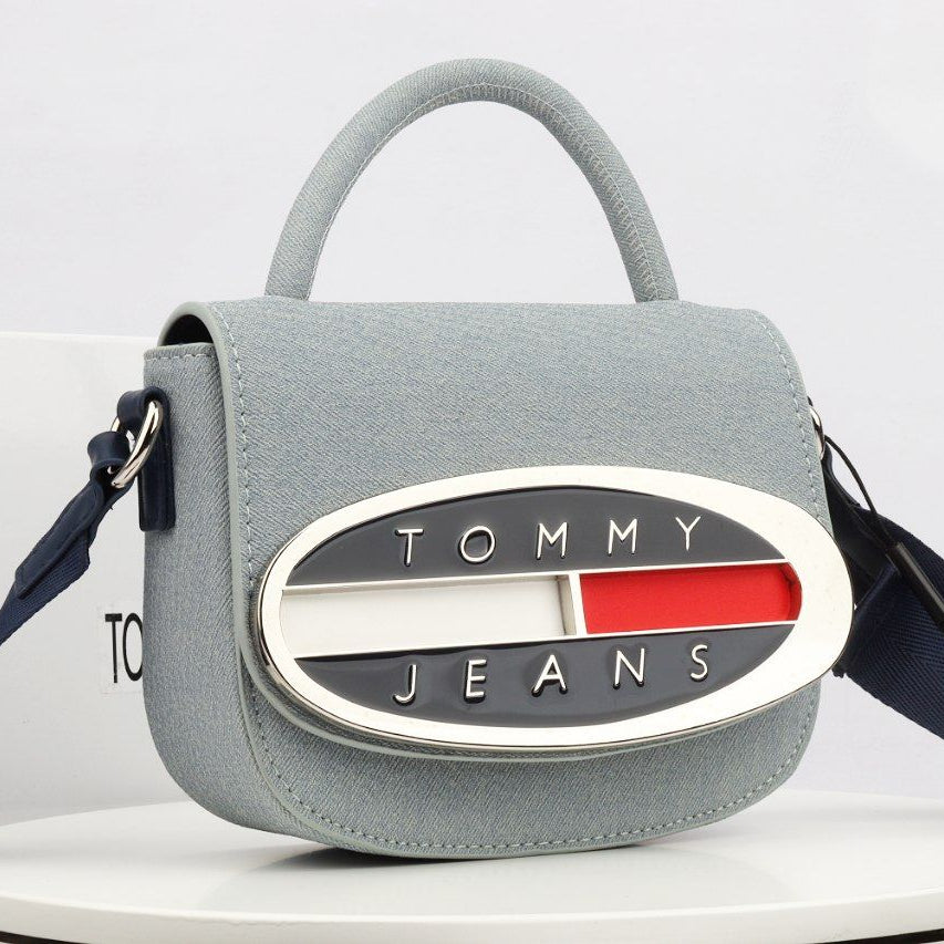 Tommy Hilfiger Iconic Oval Logo Blue Bag