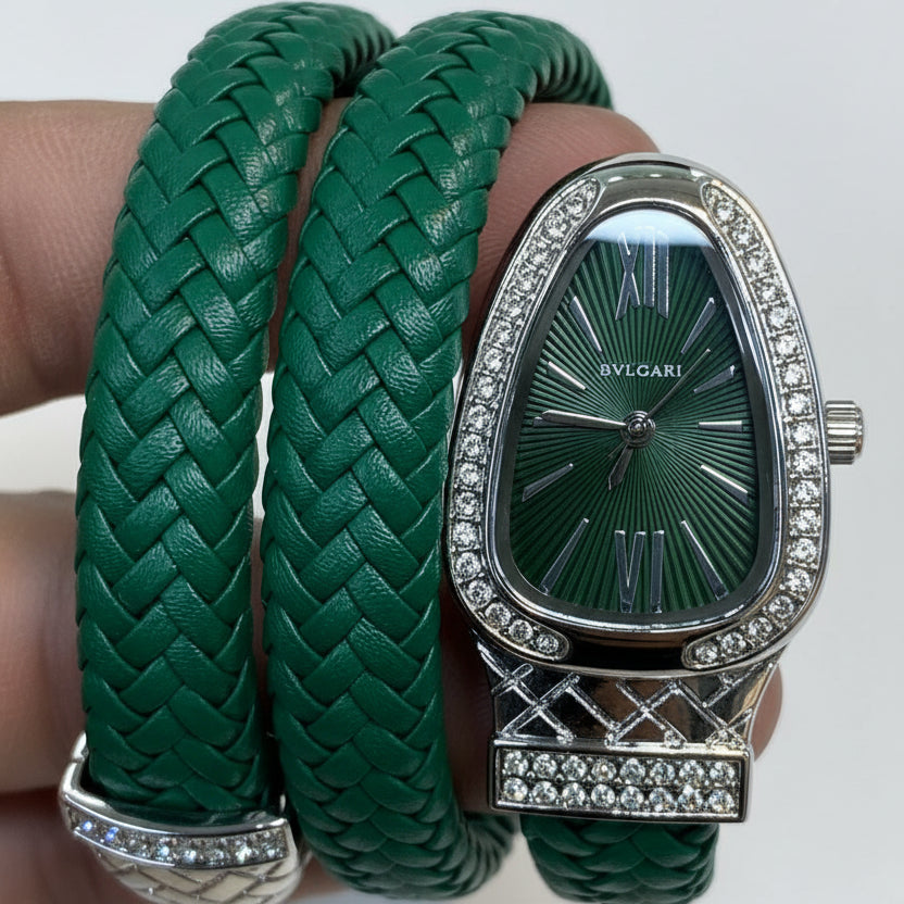 Bulgari Women's Watch: Stainless Steel or Leather ⌚🍀