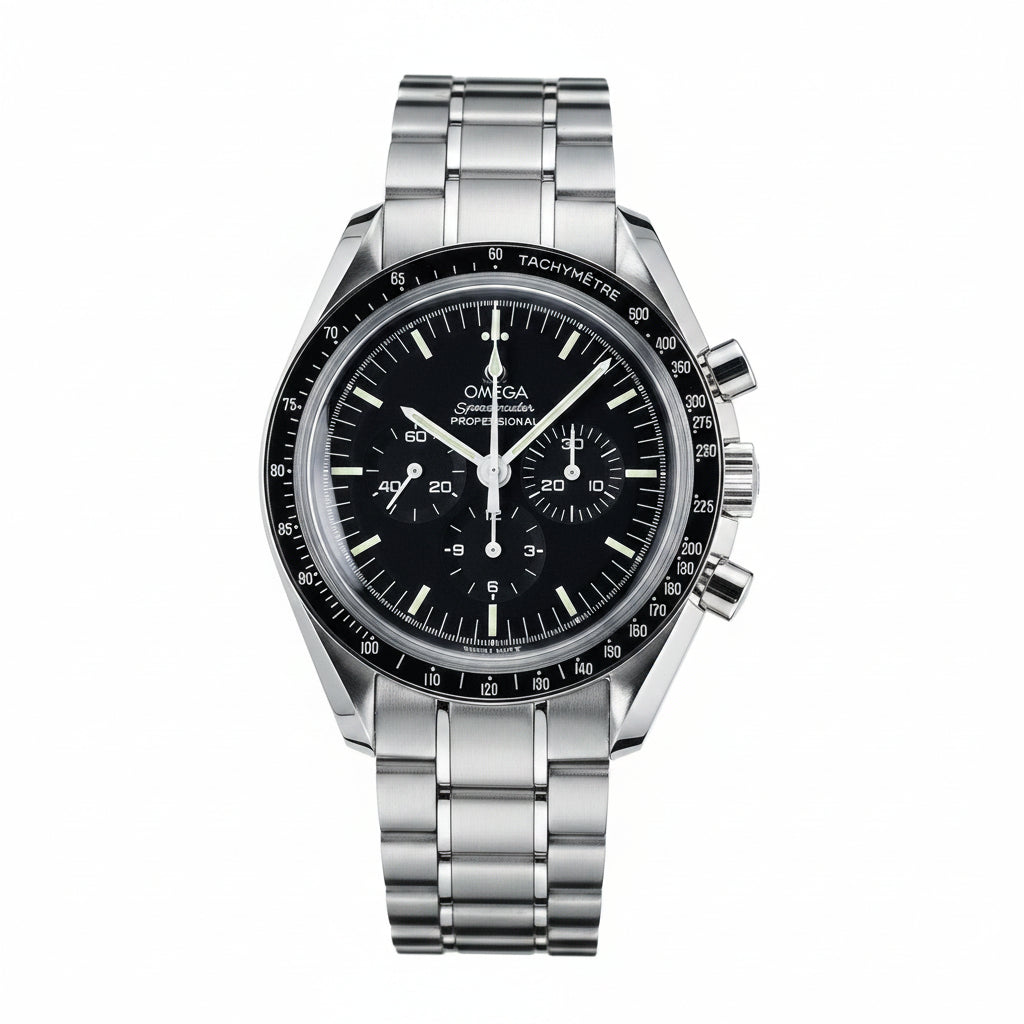 Omega Speedmaster Professional: Silver & Black Icon ⌚🌑