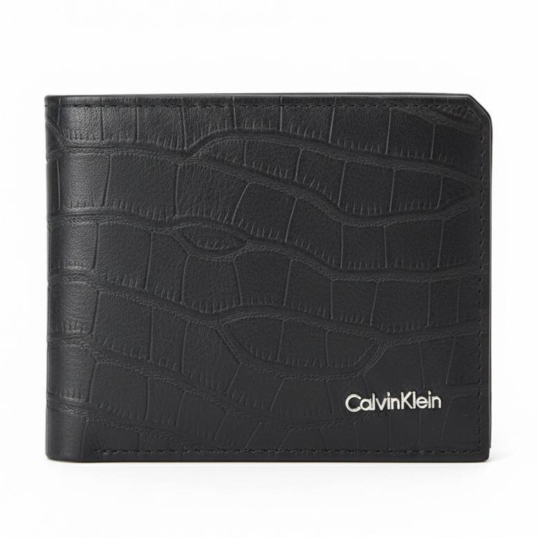 Calvin Klein Black Leather Wallet with Box 🖤💼🎁