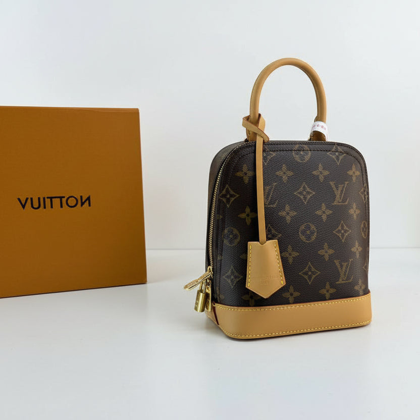 Louis Vuitton Monogram Alma Backpack with Vachetta Trim 👜✨🤎