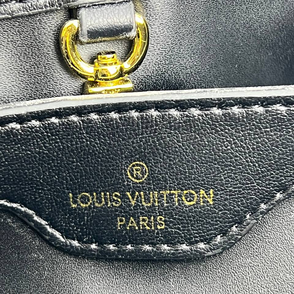 Louis Vuitton Capucines BB Damier Quilt Leather Handbag 🖤👜✨