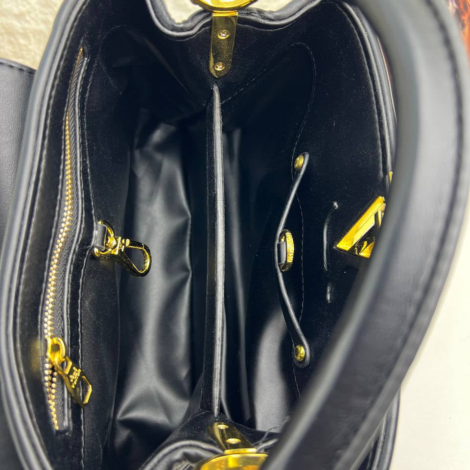 Louis Vuitton Capucines BB Damier Quilt Leather Handbag 🖤👜✨