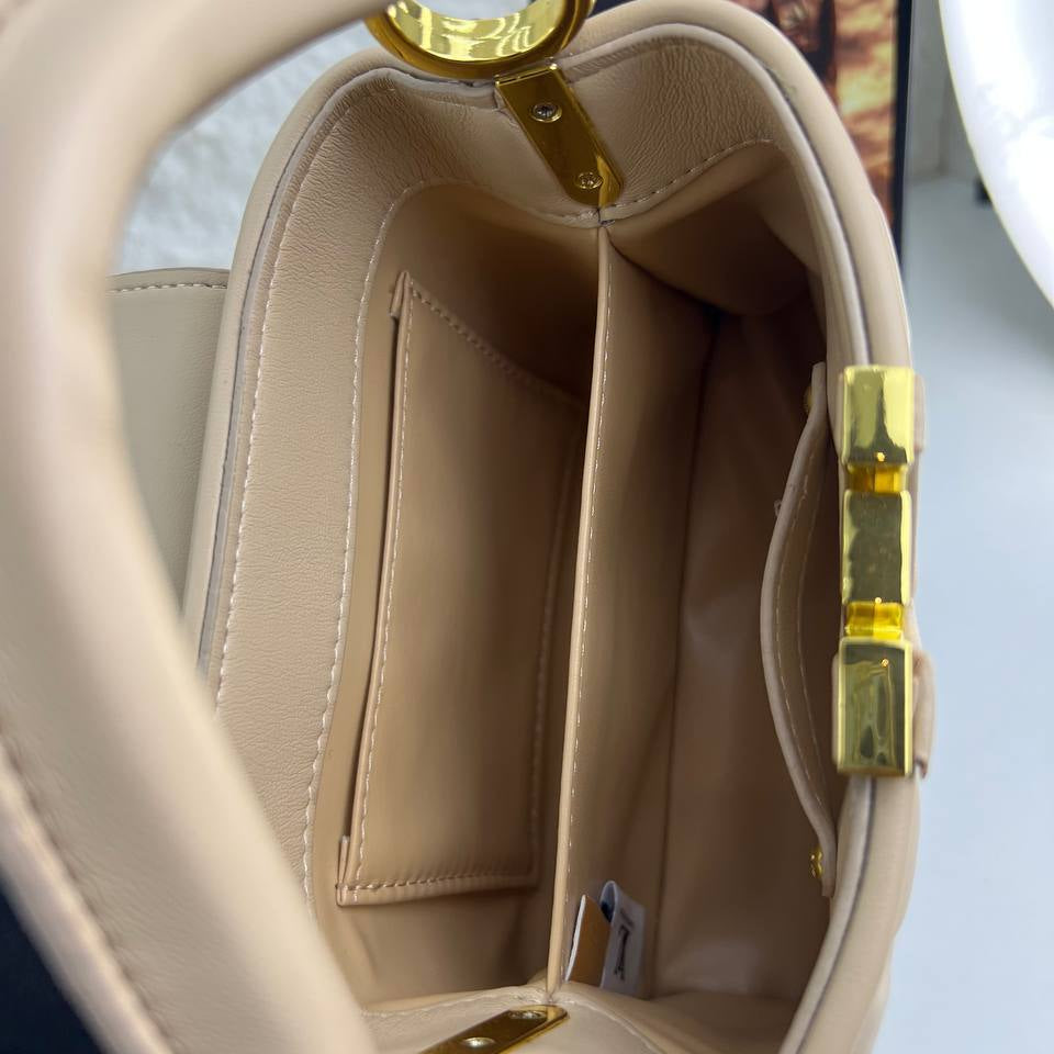 Louis Vuitton Capucines BB Damier Quilt Leather Handbag 🖤👜✨