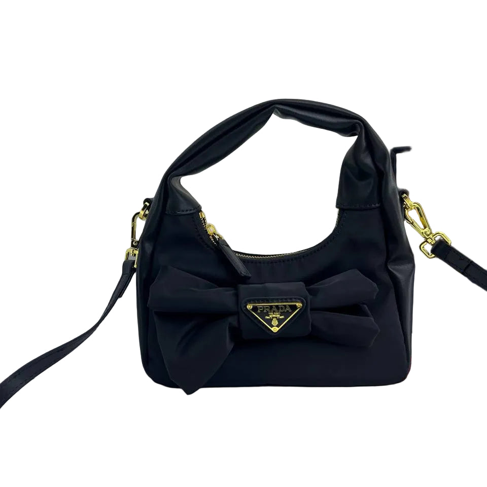 Prada Re-Edition Nylon Bow Mini Bag 🎀🖤✨