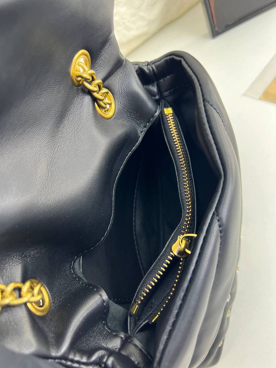 Pinko Love Bag Puff in White and Black Quilted Leather with Marine Embroidery 🕊️🐚✨