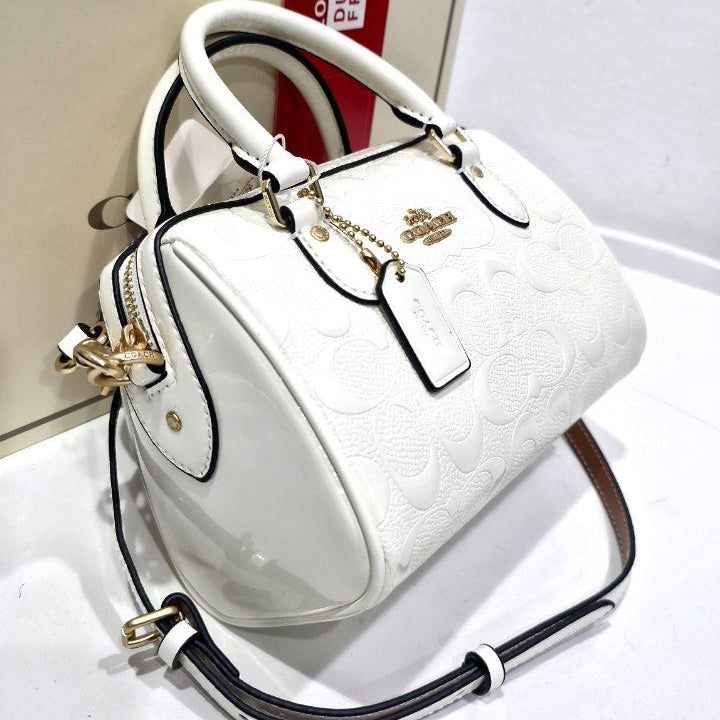 Coach Mirror Bag in Red ❤️ Luxury Crossbody with Golden Box ✨