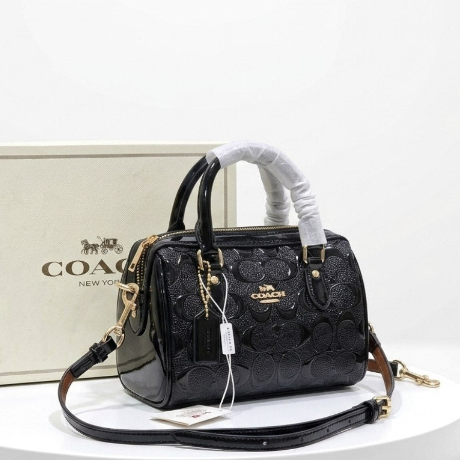 Coach Mirror Bag in Red ❤️ Luxury Crossbody with Golden Box ✨