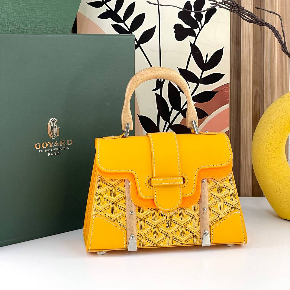 GOYARD Brown Top Handle Bag 💼🧡 With Box