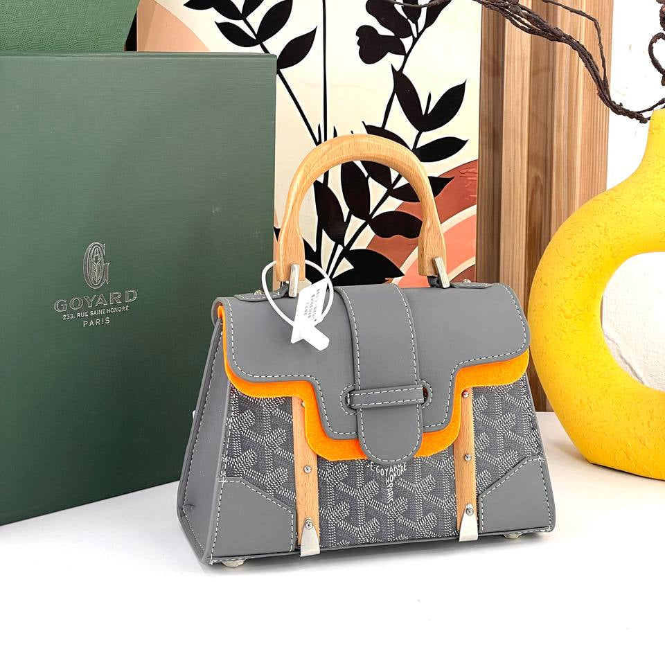 GOYARD Brown Top Handle Bag 💼🧡 With Box