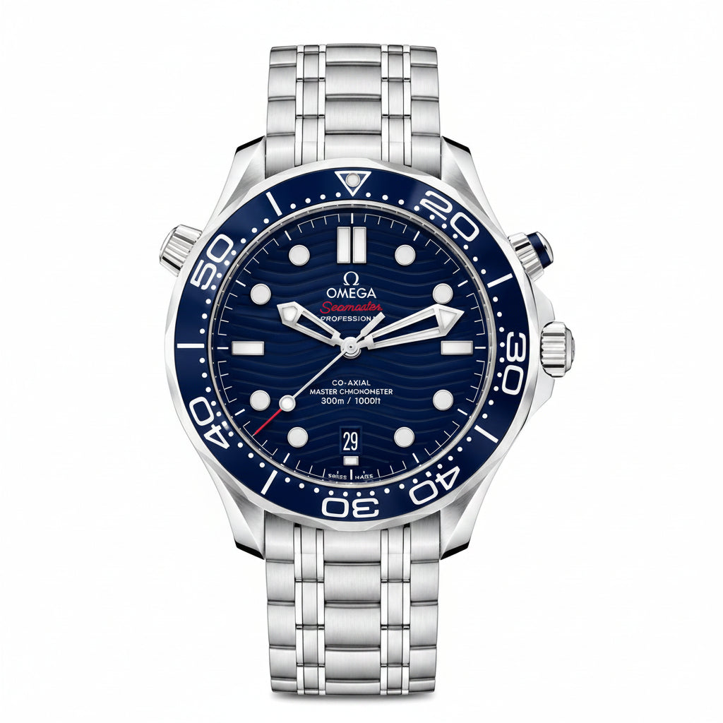 Omega Seamaster Pro: Blue Dial, Stainless Steel ⌚🌊💎