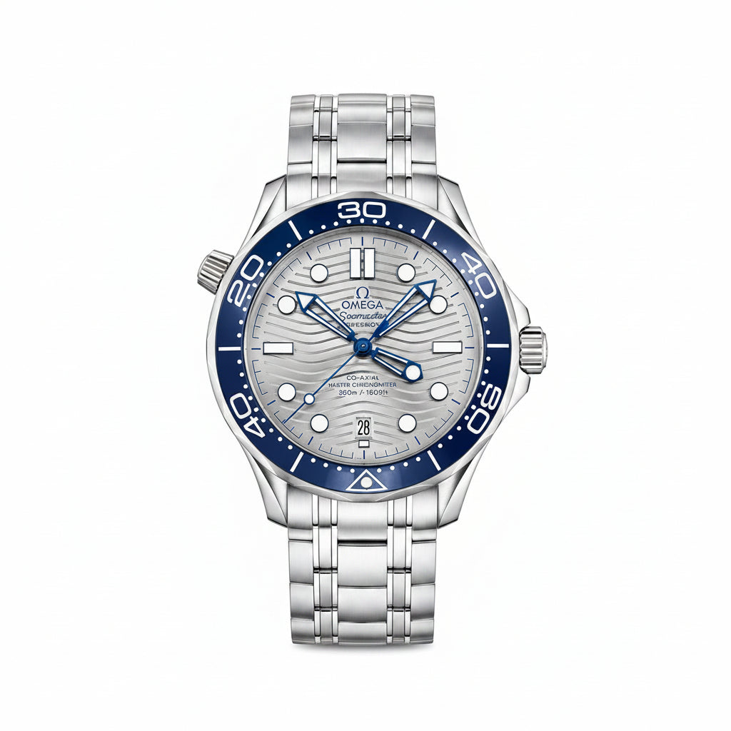 Omega Seamaster Pro: Blue Dial, Stainless Steel ⌚🌊💎
