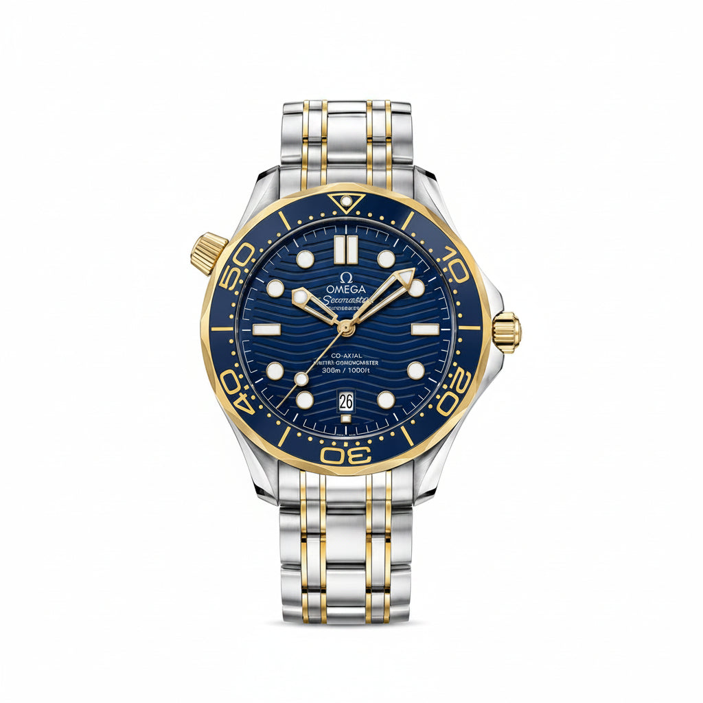 Omega Seamaster Pro: Blue Dial, Stainless Steel ⌚🌊💎