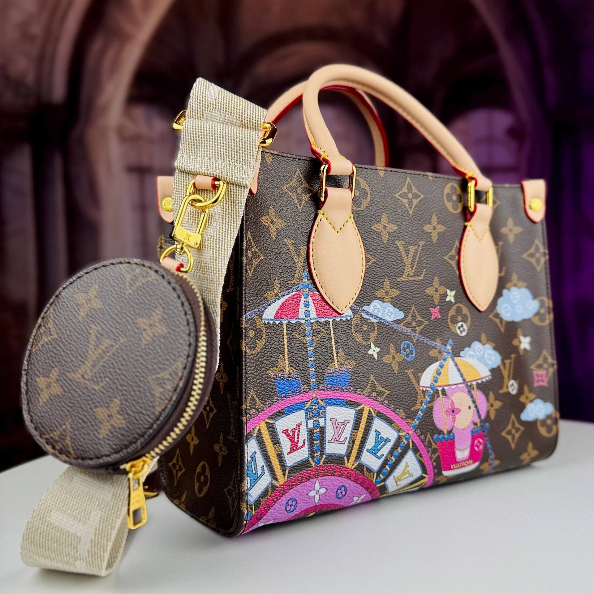 Louis Vuitton Carnival Monogram Canvas Bag with Coin Pouch 🎡👜✨