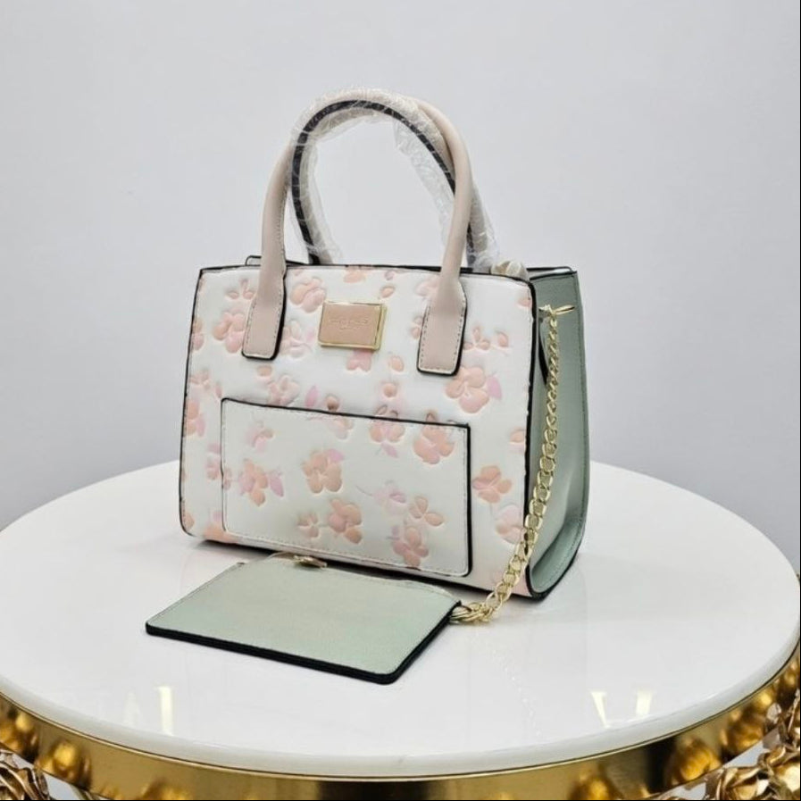 Emily Loran Floral Handbag with Matching Wallet Set 🌸👜