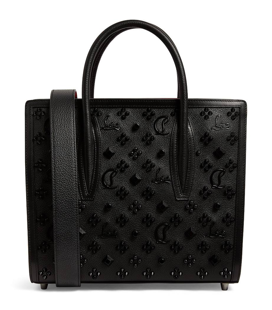 Christian Louboutin Studded Monogram Leather Tote Bag 🖤👠
