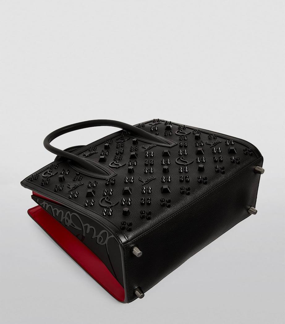 Christian Louboutin Studded Monogram Leather Tote Bag 🖤👠