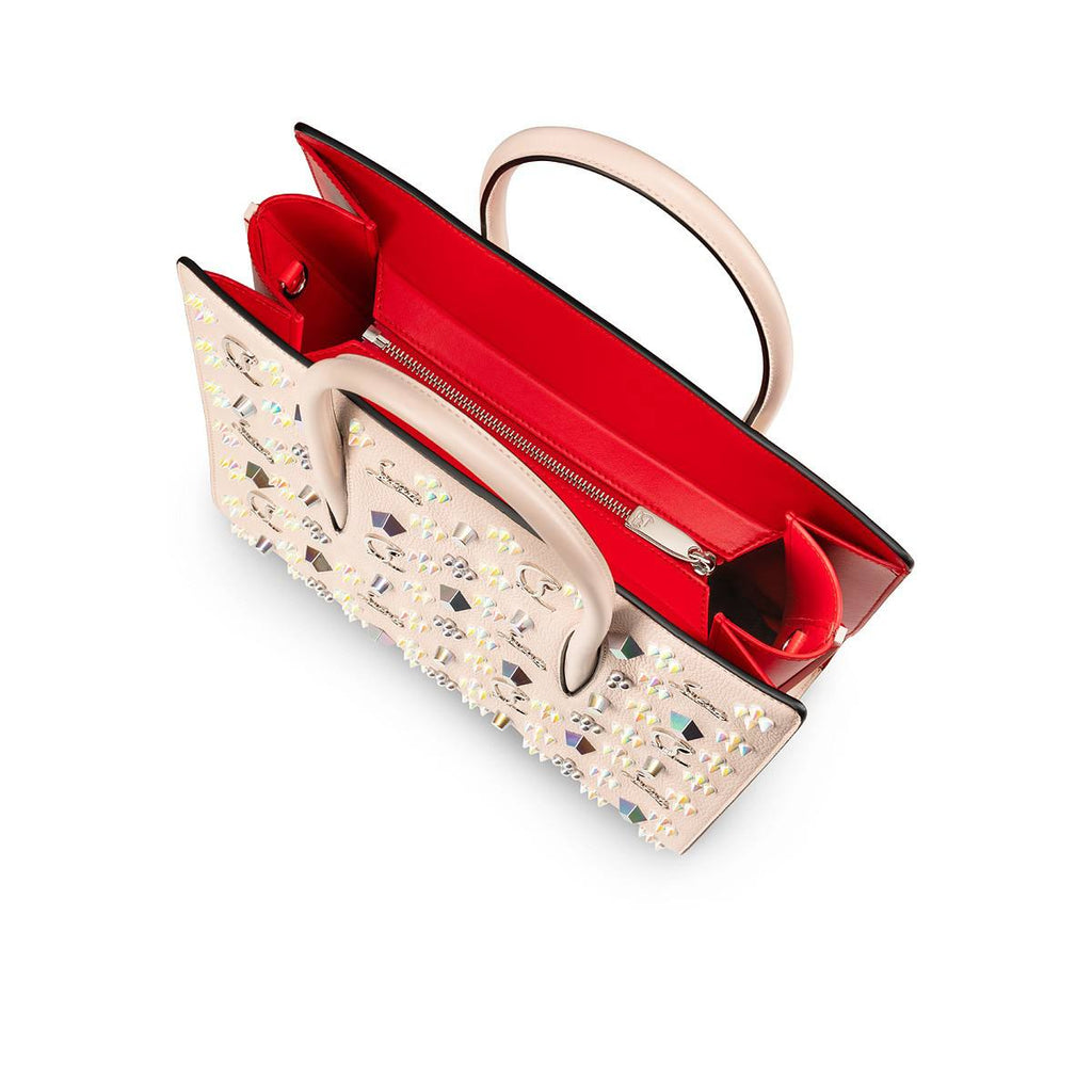 Christian Louboutin Studded Monogram Leather Tote Bag 🖤👠