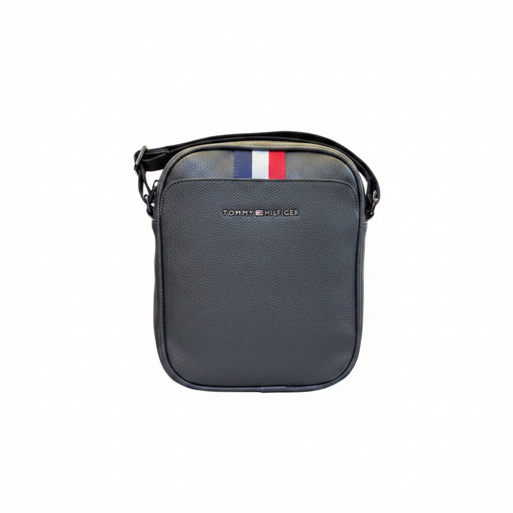 Tommy Hilfiger Signature Stripe Black Crossbody Bag 👜✨