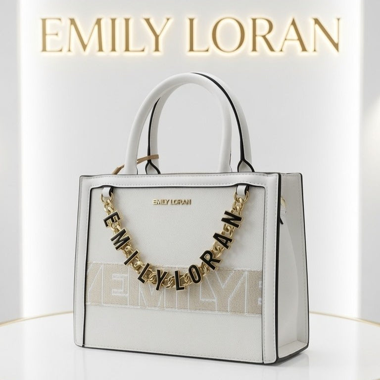 Emily Loran Chic Monochrome Crossbody Handbag 👜✨